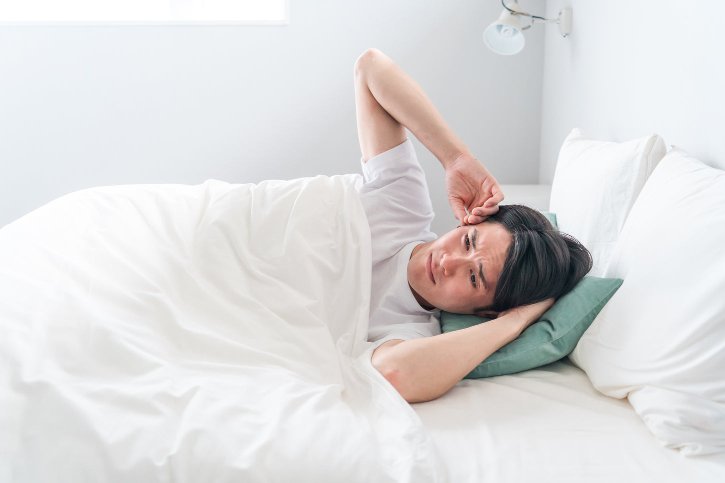 不眠症な人
